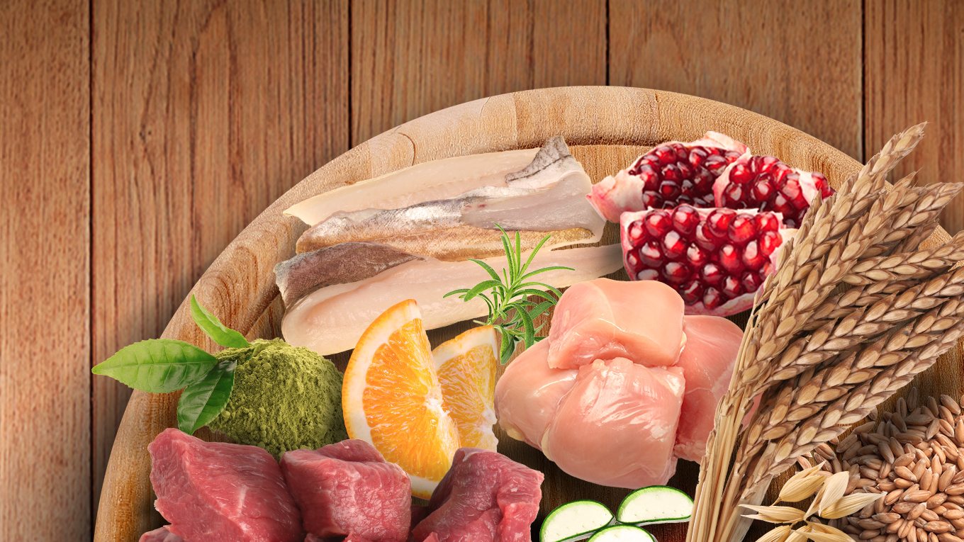 Ingredientes da linha N&D Ancestral Grain